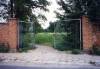 Photo taken in 1996 by Sara Mages smages@comcast.net

The gate to the cemetery hanging upside-down.